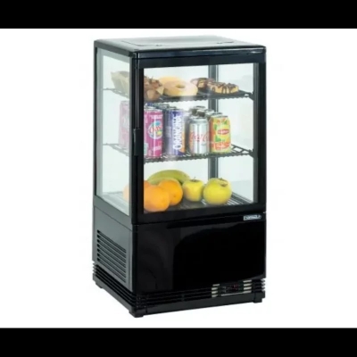 MINI VITRINE REFRIGEREE POSITIVE 58L NOIRE